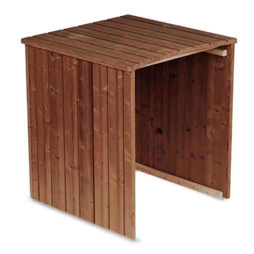 Wooden box for sand filter Thermowood